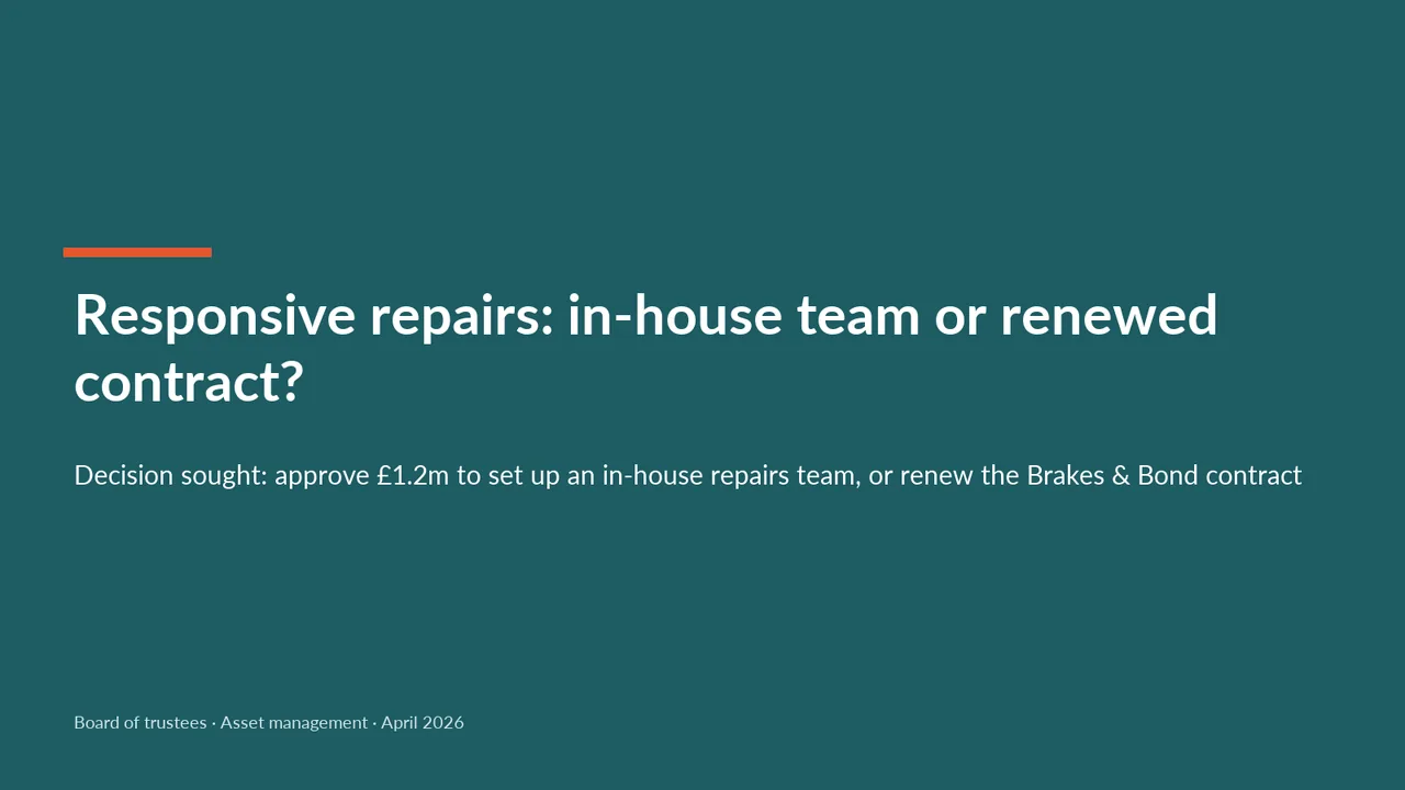 Slide 1 of Claude Fable 5.1's deck